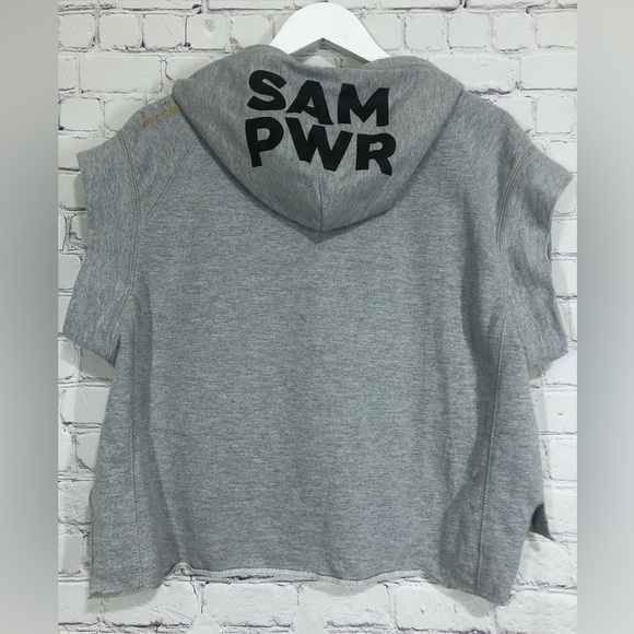 Sam Edelman top with hoodie - Picture 1 of 9